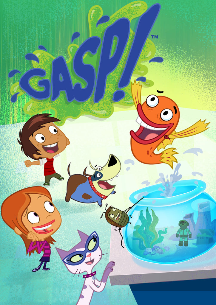 Gasp, animated series for ABC Australia, SLR Productions, wrote pilot